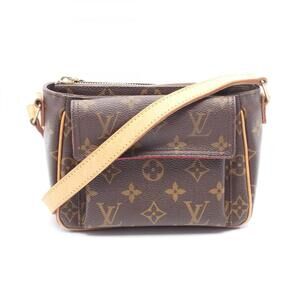 LOUIS VUITTON Brown Monogram Leather Shoulder Bag